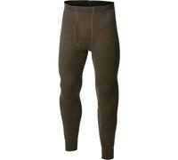 Woolpower - Long Johns With Fly 200 - Merino base layer size S, grey/olive