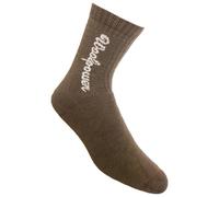 Woolpower - Sport Socks 400 Logo - Walking socks size 40-44, brown