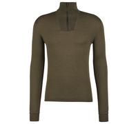 Woolpower - Zip Turtleneck 200 - Merino base layer size S, olive