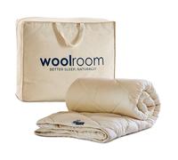 WOOLROOM 100% Organic Washable British Wool Duvet Single Warm 11-14 Tog Superior Moisture Sweat Control Hypoallergenic Traceable Luxurious Organic Comfort