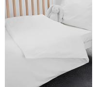 WOOLROOM Arinta Cot Bed Duvet Cover - Expertly Woven 100% - GOTS Certified Organic Cotton - Home Essentials for Natural Better Sleep & Living - Soft Breathable Hypoallergenic Machine Washable