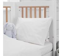 WOOLROOM Arinta Travel/Nursery Pillow Case - Expertly Woven 100% - GOTS Certified Organic Cotton - Home Essentials for Natural Better Sleep & Living - Soft Breathable Hypoallergenic Machine Washable