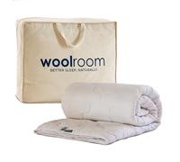 Woolroom Classic British Wool Duvet Single 11-14 Tog, Warm weight - Natural Traceable Certified Anti Allergy Moisture Wicking Bed Bug Resistant - Perfect for Cold Sleepers Cold Weather - W135 x L200cm