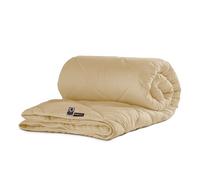 WOOLROOM Deluxe Machine Washable 11-14 tog Warm Wool Double Duvet - 100% Natural Hypoallergenic British Wool Organic Cotton Bedding - Wintery Months or Cold Sleepers - Superior Moisture Management