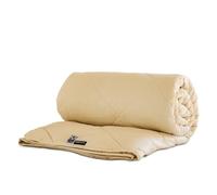 WOOLROOM Deluxe Washable Light 2-5 tog Summer Cool Wool Duvet King Size - 100% Natural British Wool Organic Cotton Bedding - Hypoallergenic Temperature Moisture Control - Feather Down Alternative