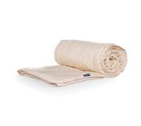 WOOLROOM Deluxe Washable Light 2-5 tog Summer Cool Wool Duvet Single Size - 100% Natural British Wool Organic Cotton Bedding - Hypoallergenic Temperature Moisture Control - Feather Down Alternative
