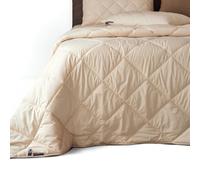 WOOLROOM Deluxe Washable Wool 3-in-1 Customisable Duvet Superking 2-15 Tog - Natural Certified Anti Allergy Moisture Wicking - Organic Cotton Cover (200tc) - 30 Night Sleep Trial, W260 x L220