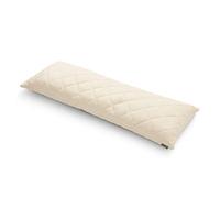 WOOLROOM Deluxe Washable Wool Body Pillow - Traceable 100% Natural British Wool Customisable Body Orthopaedic and Pregnancy Pillow - Allergy-Friendly Thermoregulating Feather Down Alternative