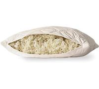 WOOLROOM Deluxe Washable Wool Pillow King Size - Adjustable Breathable Temperature Regulating Hypoallergenic Natural British Wool Bed Pillow - Feather Down Alternative - Machine Washable Cover