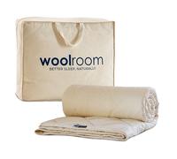 WOOLROOM GOTS Organic Medium British Wool Duvet Double - World's First Machine Washable Organic Wool, 100% Natural 7-10 Tog Temperature Regulating Hypoallergenic Spring Autumn Bedding, 30 Night Trial