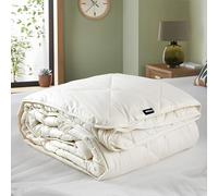 WOOLROOM GOTS Organic Warm British Wool Duvet Super King - World's First Machine Washable Organic Wool, 100% Natural 11-14 Tog Temperature Regulating Hypoallergenic Winter Bedding, 30 Night Trial