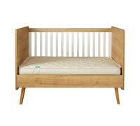 Woolroom Kids - Organic Mattress Protector For Children’s Cot Bed - Hypoallergenic, Temperature Regulating Soft Breathable Cotton Cover - Unbleached - 100% British Wool, W60cm x L120cm