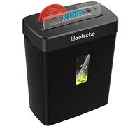 woolsche Paper Shredder, 10-Sheet Cross Cut with 3.43-Gallon Basket, P-4 Security Level,3-Mode Design Shred CD and Credit Card, Durable&Fast with Jam Proof System for Home Office (ETL), Black