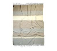WoolStudio 130x170 cm%100 Lambswool Throw | Luxurious, Durable, & Versatile Single Size Natural Wool Blanket | Perfect for Home, Travel, & Outdoor Adventures! (Stripe BABY BLUE, 130x170 cm)