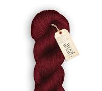 Woolweave Fingering Weight Yarn - Hand Dyed Sock Yarns, 75% Extrafine Merino Wool & 25% Polyamide, 100g Skein, 438 Yards - Lightweight, Soft & Durable Red Yarn