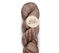 Woolweave Fingering Weight Yarn - Hand Dyed Soft & Durable Variegated Brown Yarn for Knitting & Crocheting, 75% Extrafine Merino Wool & 25% Polyamide, 100g Skein, 438 Yards