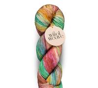 Woolweave Fingering Weight Yarn - Hand Dyed Soft & Durable Variegated Yarn for Knitting & Crocheting, 75% Extrafine Merino Wool & 25% Polyamide, 100g Skein, 438 Yards
