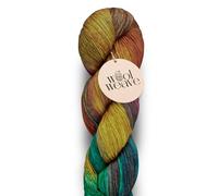 Woolweave Fingering Weight Yarn - Hand Dyed Soft & Durable Variegated Yarn for Knitting & Crocheting, 75% Extrafine Merino Wool & 25% Polyamide, 100g Skein, 438 Yards