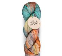 Woolweave Fingering Weight Yarn - Hand Dyed Soft & Durable Variegated Yarn for Knitting & Crocheting, 75% Extrafine Merino Wool & 25% Polyamide, 100g Skein, 438 Yards