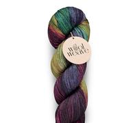Woolweave Fingering Weight Yarn - Hand Dyed Soft & Durable Variegated Yarn for Knitting & Crocheting, 75% Extrafine Merino Wool & 25% Polyamide, 100g Skein, 438 Yards