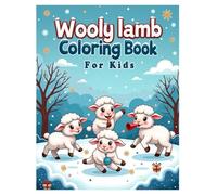 Wooly Lamb Christmas Coloring Book for Kids, Cute & Adorable lambs, Designed with Clean, Bold Lines, Easy to Color: Christian Christmas Coloring Book, ... Hollies, Decorations, Christmas Snowflakes