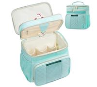 WOOMADA Toiletry Bag with Hanging Hook, Large Hanging Toiletry Bag for Women, Portable Shower Caddy for Travel, Breach, Gym, Camping, Turquoise