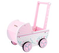 Woomax Wooden Doll Cart Pink 3 Years Kids