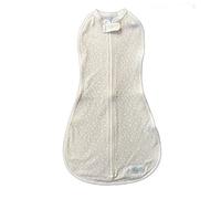 Woombie Organic Baby Cocoon Swaddle -Big Baby 3-6 Months-Tan O's