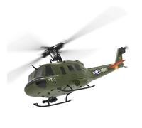 WoondXpuzzle YU XIANG F07 1/34 Scale UH-1 Huey Helicopter, RC Helicopter Model with 2.4G 6CH RC System, Brushless Direct-Drive 6G Flybarless, Optical Flow Positioning (RTF Version/Mode1/Mode2)