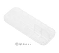 WOONEKY 1 Box White Flatback Pearl Nail Charms Half Round Nail Decoration Secure Fit for Women Wedding Party Accessories