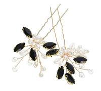 WOONEKY 1 Pair Classical Chinese Hair Forks of Elegant Pearl Hairpins for Women for Weddings Cosplay Parties Special Occasions Unique Accessories