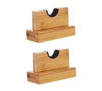 WOONEKY 1 Pair Wood Baseball Bat Display Holder Horizontal Wooden Bat Bracket Rack for Home Decoration Sturdy and Durable Design Space Saving Support Base