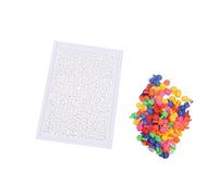 WOONEKY 1 Set Creative DIY Pegboard Puzzle Game Set Mushroom Nail Jigsaw for Educational for Early Childhood Development Safe Construction Play for Imaginative Learning Random Color