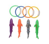 WOONEKY 1 Set Wear Resistant Diving Rings Sharks Fun Diving for Random Color Pool Play for Boys Random Color