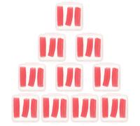 WOONEKY 10 Boxes Red Diamond Clay Replacement for Diamond Art Painting, Bead Painting Tools and Glue Clay Refills for DIY Drill Pen Accessories