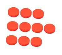 WOONEKY 10 Pcs Ice Hockey Pvc Ball Hockey Shooting Puck Sport Hockey Puck Standard Hockey Balls Hockey Sports Supplies Roller Hockey Puck Professional Hockey Puck Ice Hockey Pucks Red