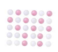 WOONEKY 100 Pcs Thicken Plastic Ocean Balls for Pink White Indoor Outdoor for Bathtub Ball Pit and Imaginative Play