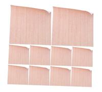 WOONEKY 100 Sheets Wood Grain Self Stick Notes Pad Wear Resistant Memo Notepad with Strong Adhesion for Office Home School Use Natural Design for Clear Writing and Reminders
