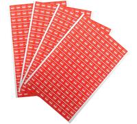 WOONEKY 1000 pcs Round Adhesive Warning Labels for Electronics Small Void If Seal Broken Stickers Protection Stickers for Phones Tablets Computers Bright Red