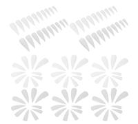 WOONEKY 1000pcs Clear Natural Full Cover Nail Extension Forms Glossy Claw Fingernails Set with Advanced Adhesion Transparent False Nails for Women S Home Styling Holiday Decorations Events