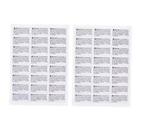 WOONEKY 1000pcs Suffocation Warning Labels with Strong Adhesive Clear Warning Stickers for Shipping Boxes Read Stickers for Packaging