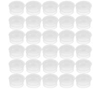 WOONEKY 100pcs Cosmetic Bottle Inner Caps with Smart Ventilation Leakproof Plastic Stopper Plugs for Travel Lotion Containers Airtight Makeup Bottle Seal with Pressure Balance Design