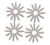 WOONEKY 100pcs Dishwasher Rack Coating Caps Dust Covers for Prong Protection Flexible Easy Installation Fits All Models Weather Resistant Seal for Clean Dishes