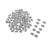 WOONEKY 100pcs Five Element Charm Accessories Vintage Chinese Pendant Necklace Charms for Earrings Bracelets Jewelry Making Crafting Supplies Mixed Style