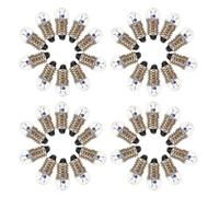 WOONEKY 100pcs Miniature Screw Base Light Bulbs 2.5v 0.3a for Physics Lab Projects and School Use, Metal and Glass Material with Easy Installation for Stem Experiments