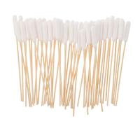 WOONEKY 100pcs Pet Cotton Swabs Soft Cotton Buds with Wooden Handle Gentle Dog and Cat Ear Cleaner Swabs Pet Grooming Tool for Ear Care and Infection Prevention