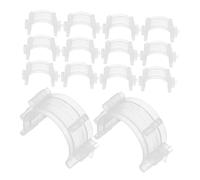 WOONEKY 100pcs Silicone Bobbin Fixing Clips Thread Clamps for Sewing Spools Compatibility High-Speed Production Resistant Bobbin Holder Tool for Craft DIY Embroidery