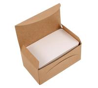 WOONEKY 100Pcs Small Blank Paper Cards Smooth Note Cards for DIY Memory Study and Creative Projects for School Office Home Use