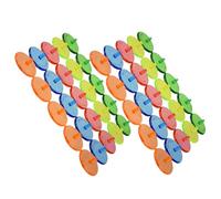 WOONEKY 100pcs Transparent Round Golf Ball Markers Lightweight Portable Position Marking Tools for Golf Baseball Sports Enthusiasts Multisport Use Stable Flat Design Easy to Carry