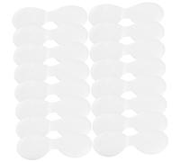 WOONEKY 100sheets Non Woven Eye Mask Paper for Diy Eye Care Easy Application Facial Pads for for Moisturizing and Skin Hydration